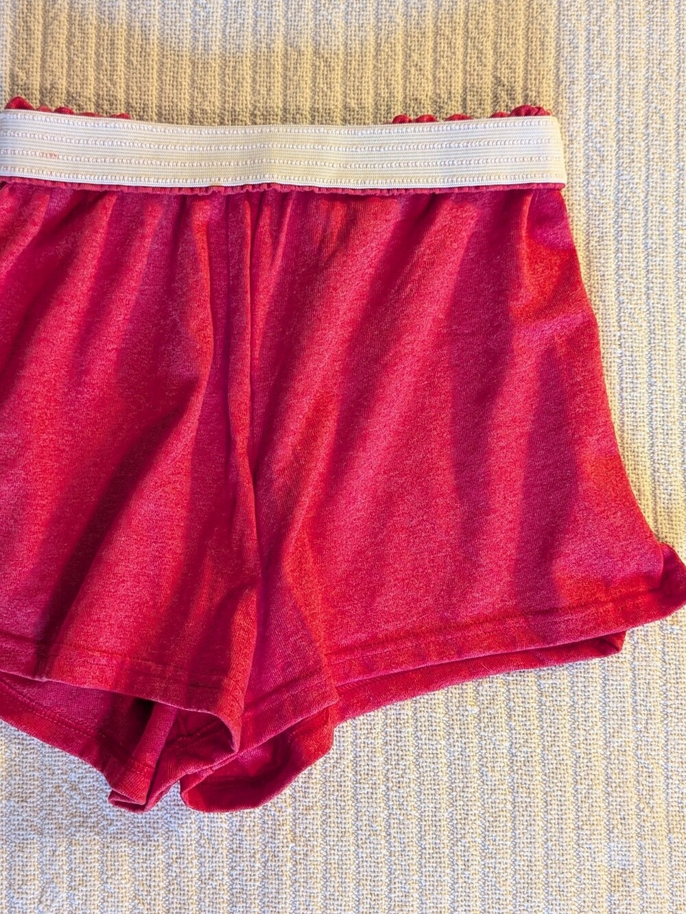 New Soffe M037 Athletic Shorts in Red Heather